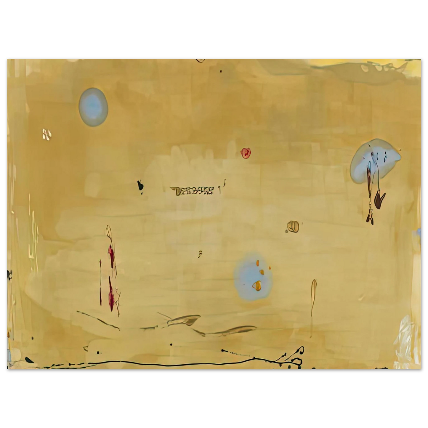 Helen Frankenthaler - Brother Angel, 1983- Wall Art - 60x80 cm / 24x32 inches - Fine Art Poster - -
