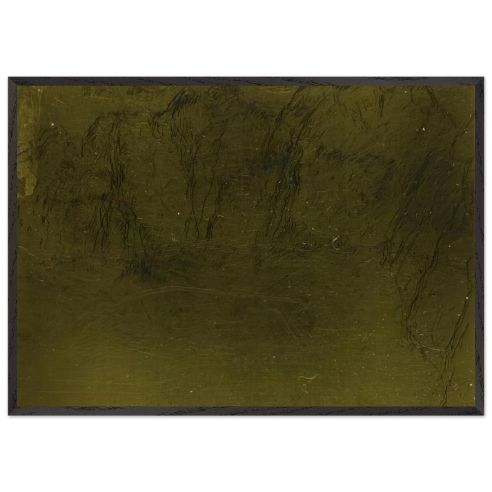 NEAR EROMSOE NORWAY - Ivan Albright 70x100 cm / 28x40 inches Framed Art Print – Black Wooden Frame