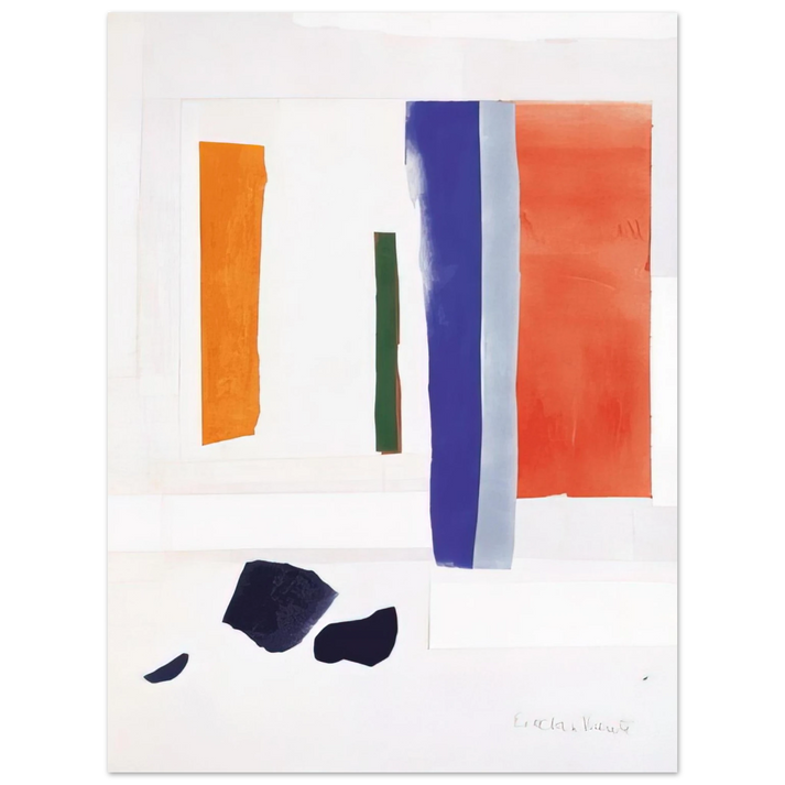 Esteban Vicente - UNTITLED 1978 75x100 cm / 30x40inches Fine Art Poster