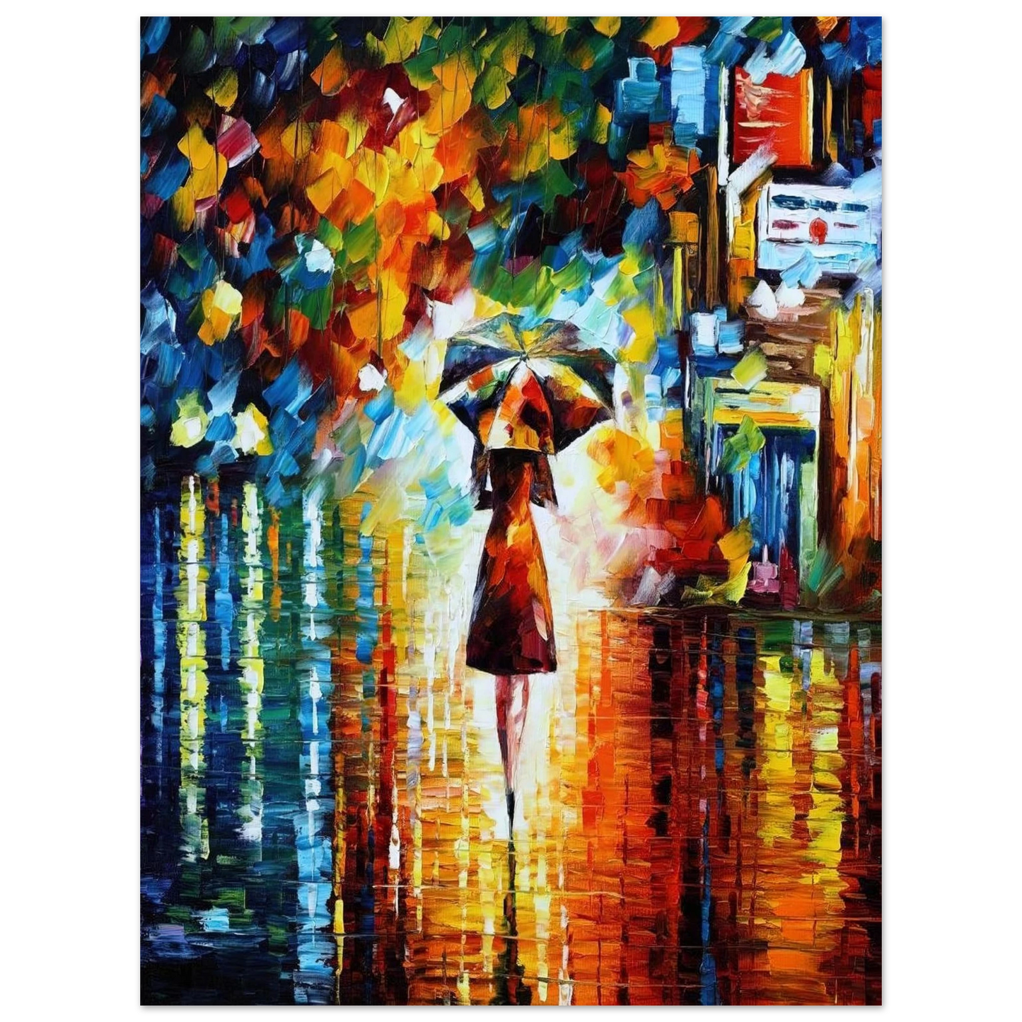Leonid Afremov - Leonid Afremov Fine Art Poster - 13x18 cm / 5x7 inches