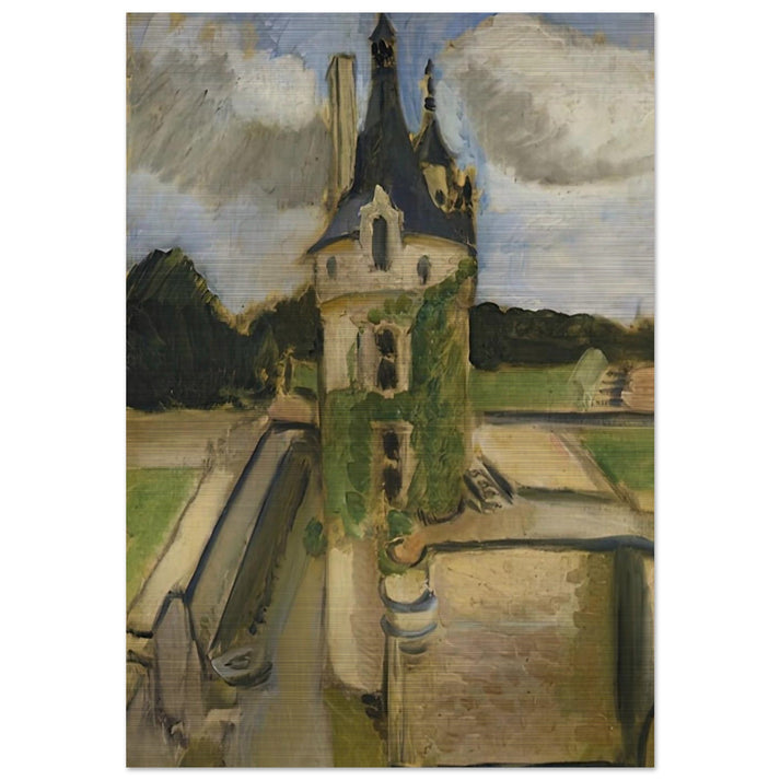 LLA TOUR DE CHENONCEAUX 1917 - Henri Matisse Brushed Aluminum Print - 70x100 cm / 28x40 inches | Henri Matisse Aluminum Print | Henri Matisse Prints