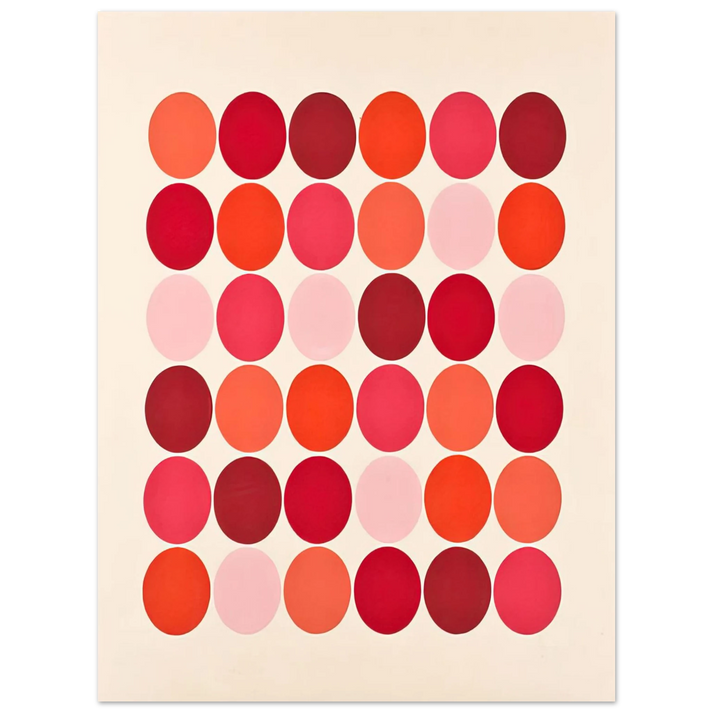 Thomas Downing - Red - 1966 75x100 cm / 30x40inches Fine Art Poster