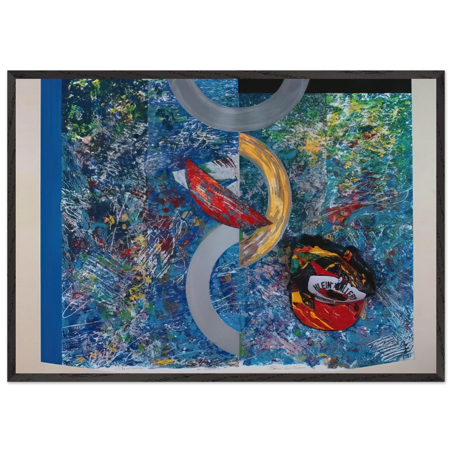 In Celebration - Sam Gilliam 70x100 cm / 28x40 inches Framed Art Print – Black Wooden Frame