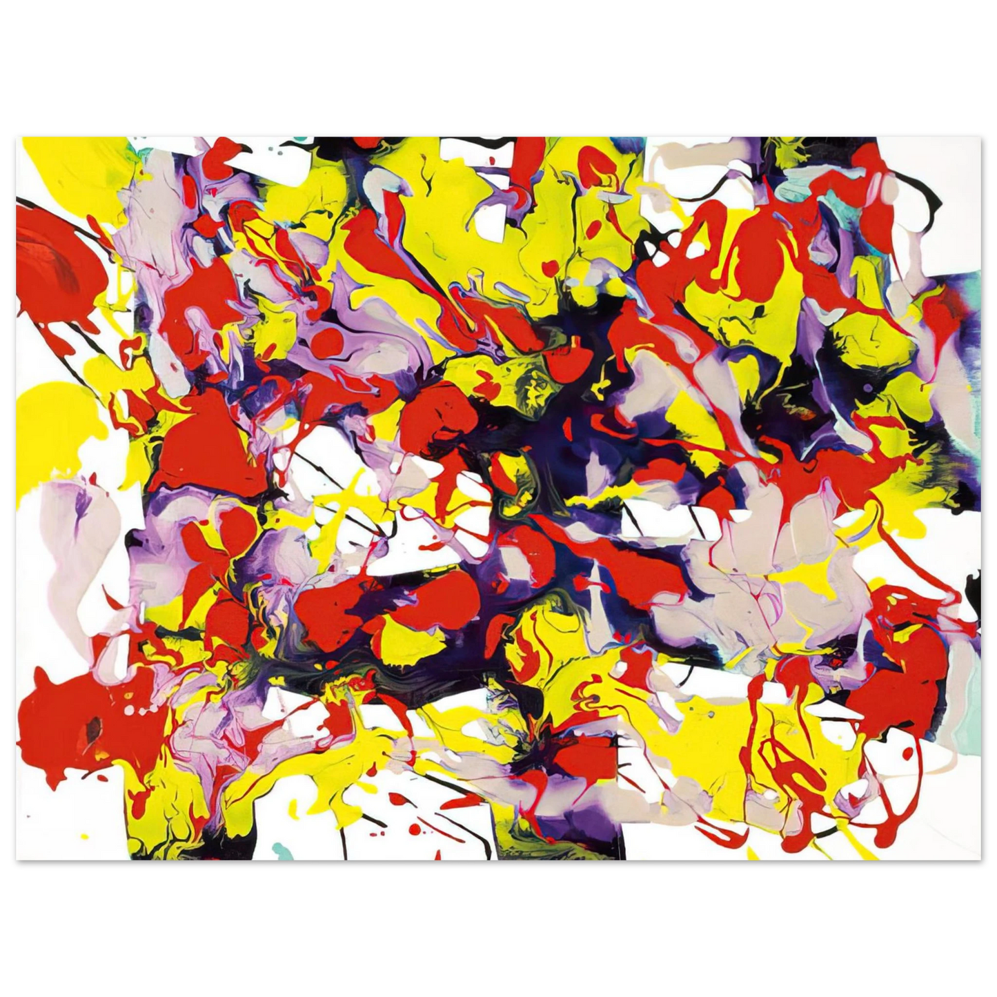 Sam Francis - Untitled SFP94-69 SFF 1743 Fine Art Poster - Default Title