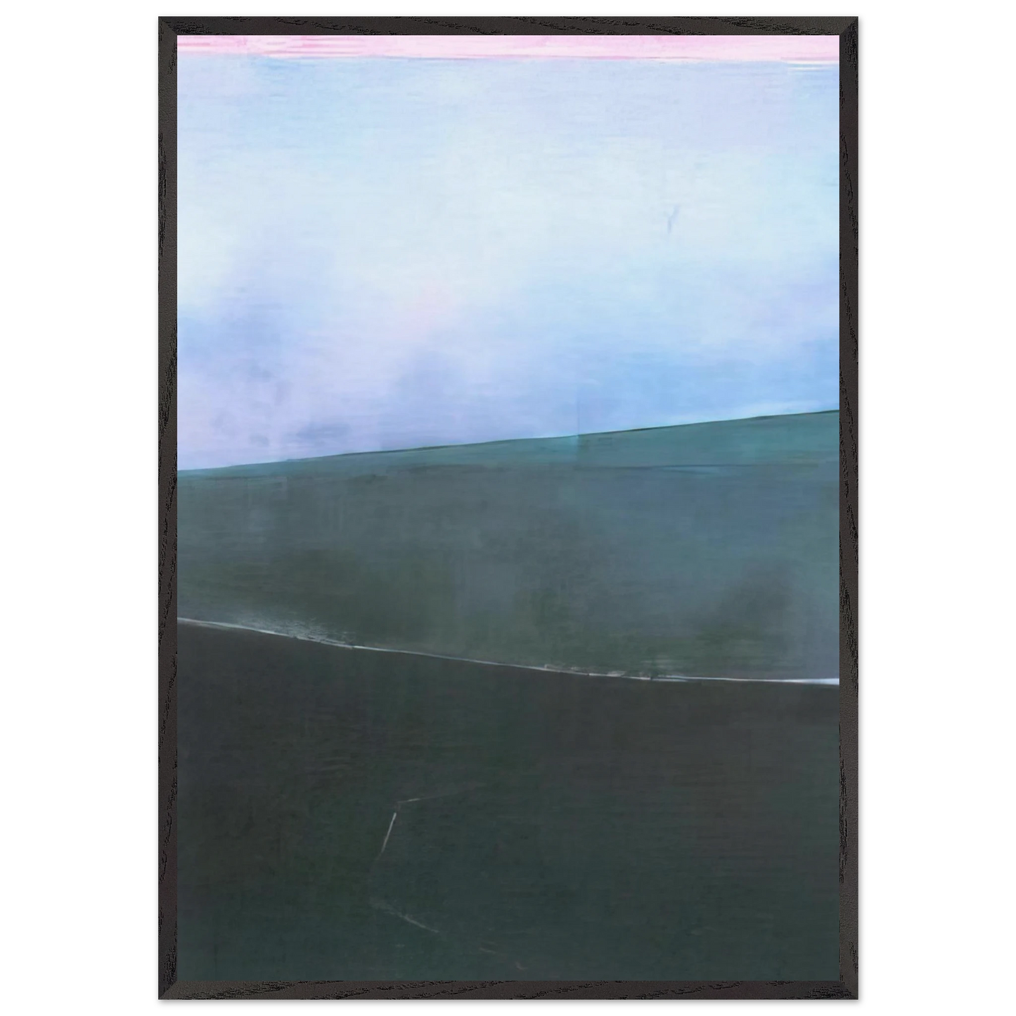 Washington DC October 8 1964 - 1964 N1 - Edward Corbett 70x100 cm / 28x40 inches Framed Art Print – Black Wooden Frame