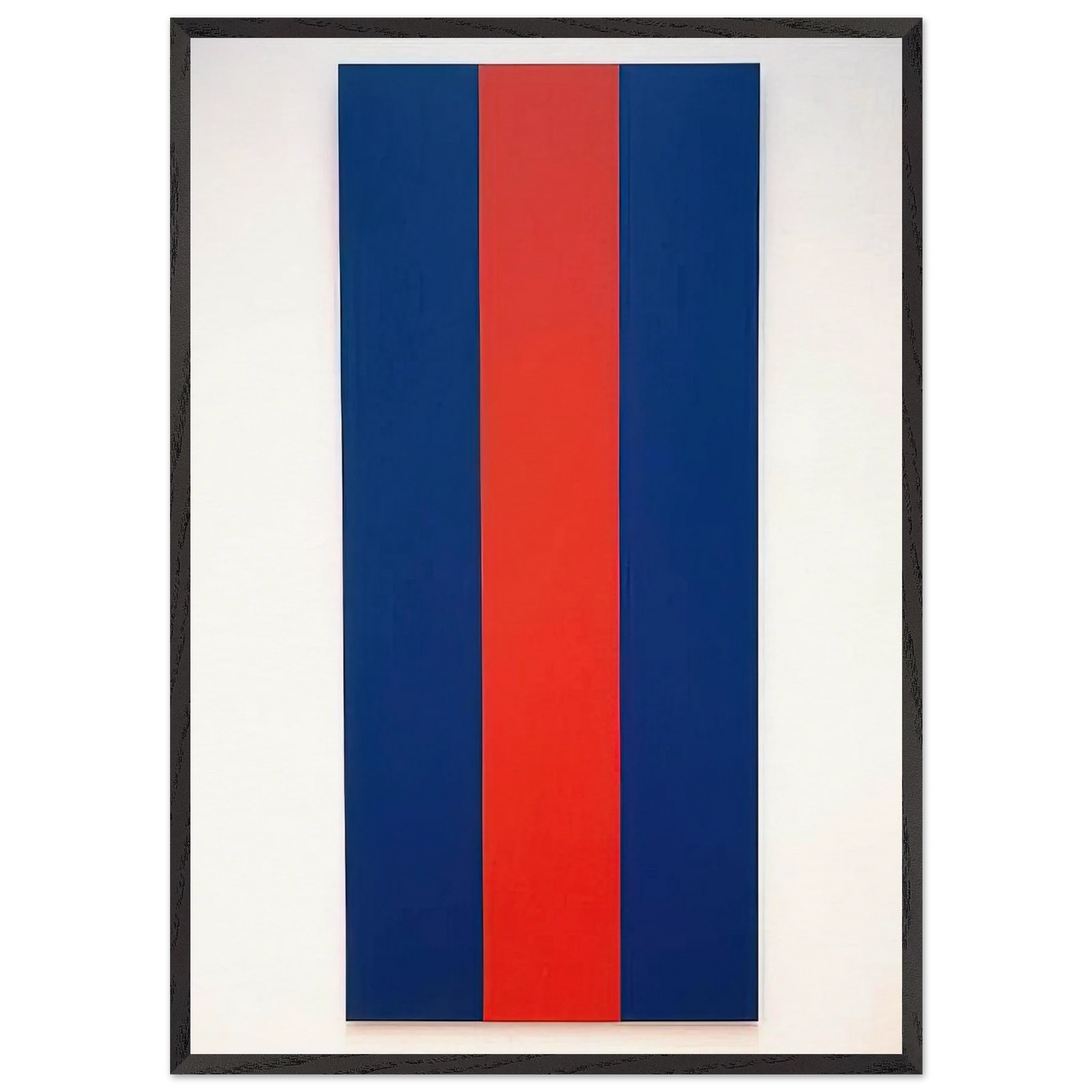 Voice of Fire - Barnett Newman Framed Art Print – Black Wooden Frame - Default Title - -Framed Art Print