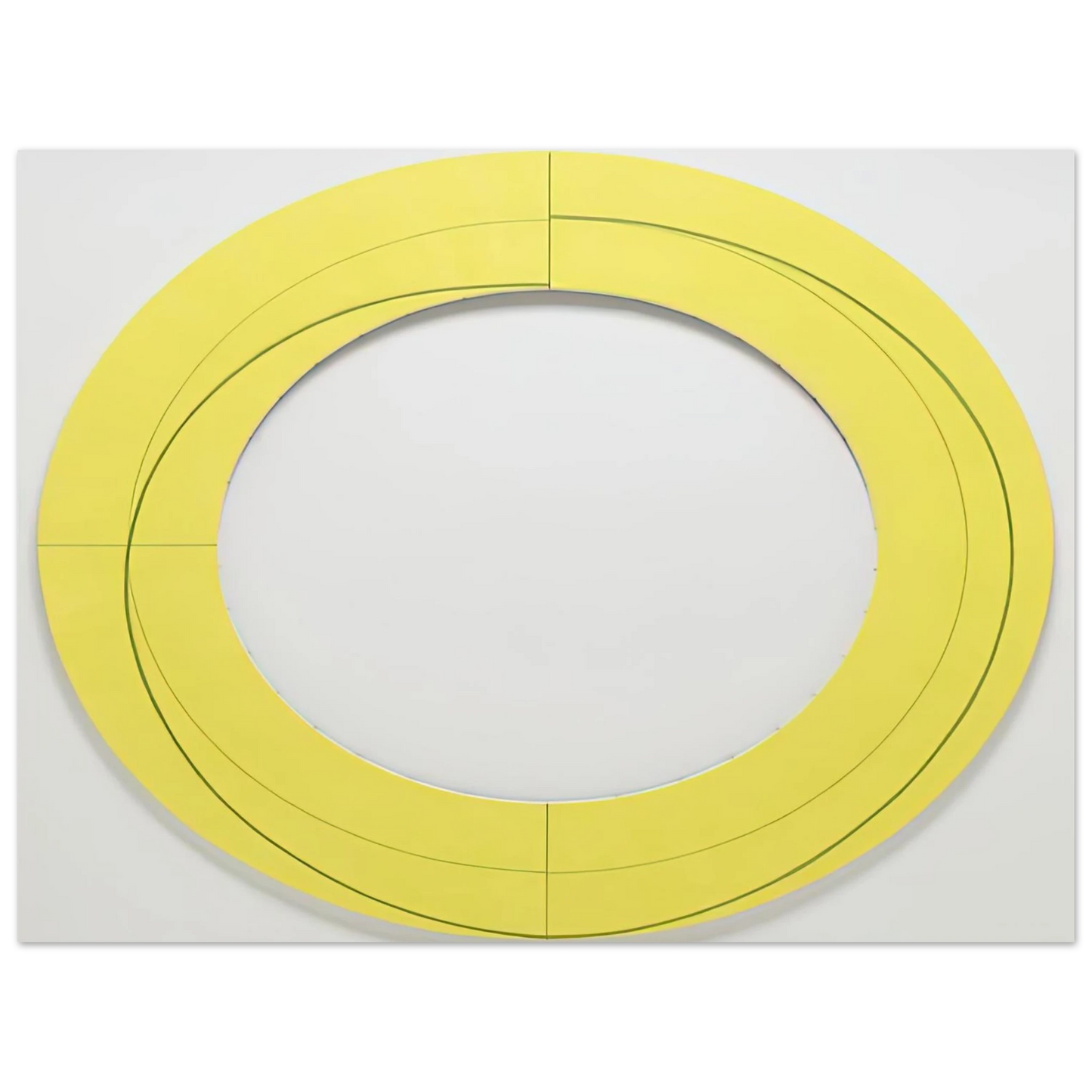 Robert Mangold - RING IMAGE M 2010 Fine Art Poster - Default Title