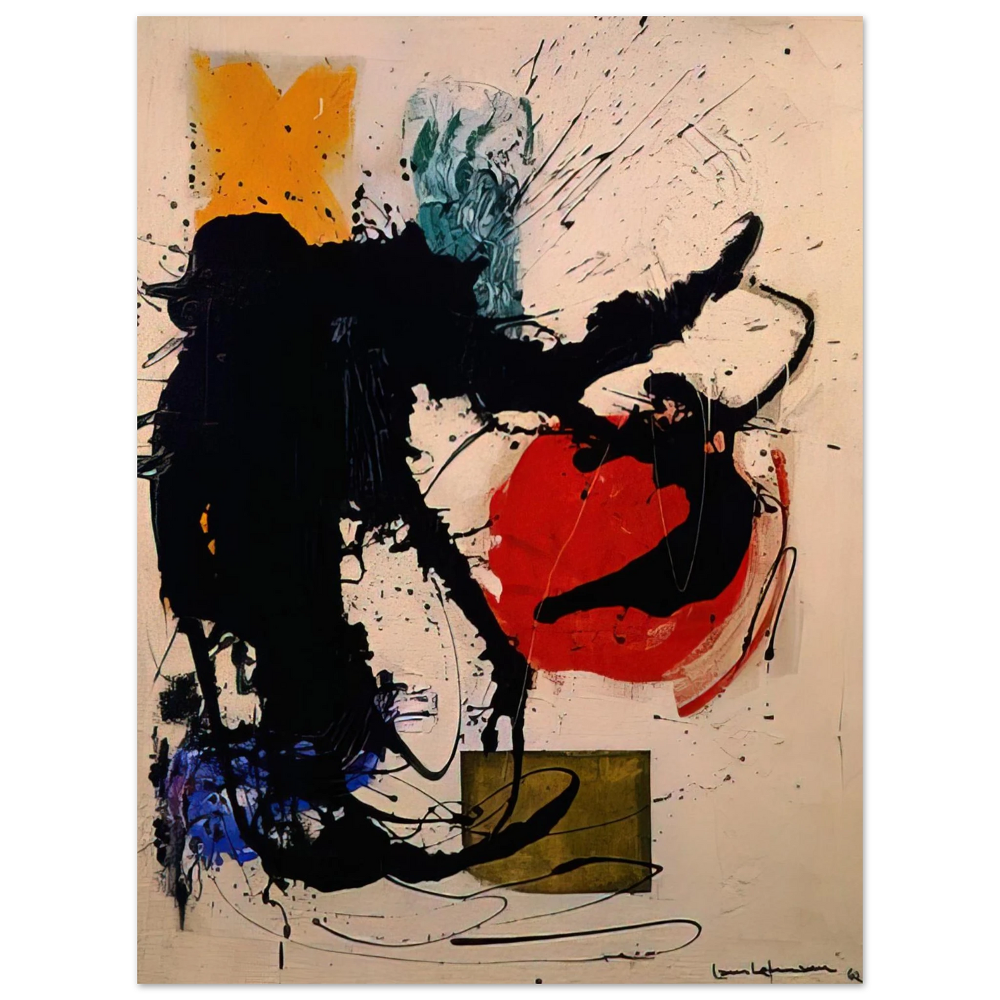 Hans Hofmann - Rope-Swinger Fine Art Poster - Default Title