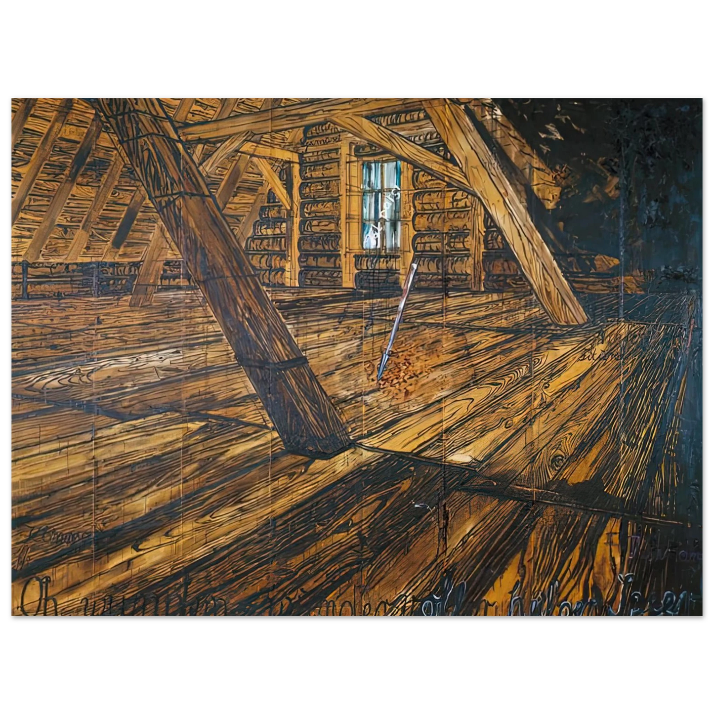 Anselm Kiefer - PARSIFAL III 1973 Fine Art Poster - Default Title