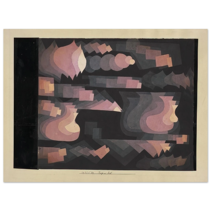 Paul Klee - ADD IN RED 1921 75x100 cm / 30x40inches Fine Art Poster