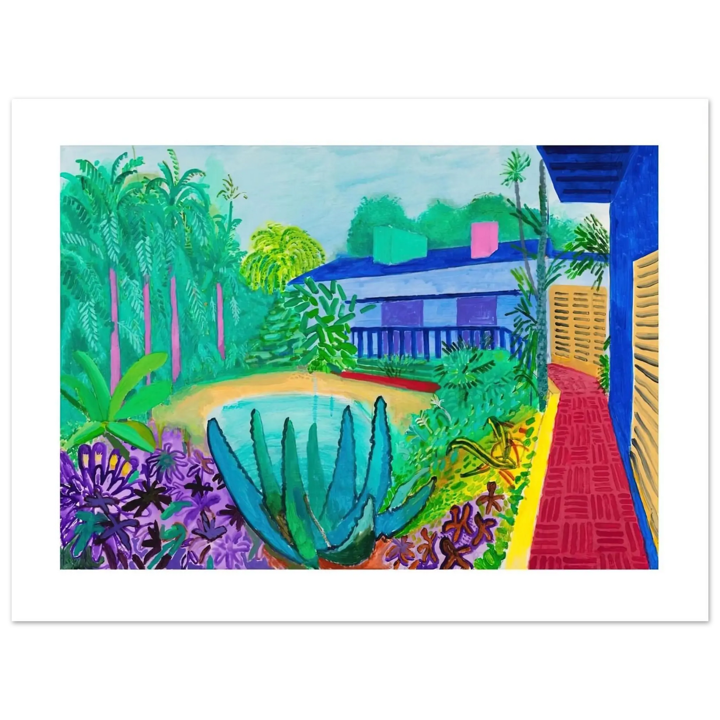 David Hockney - David Hockney Wall art - 20x25 cm / 8x10 Inches - Fine Art Poster - -