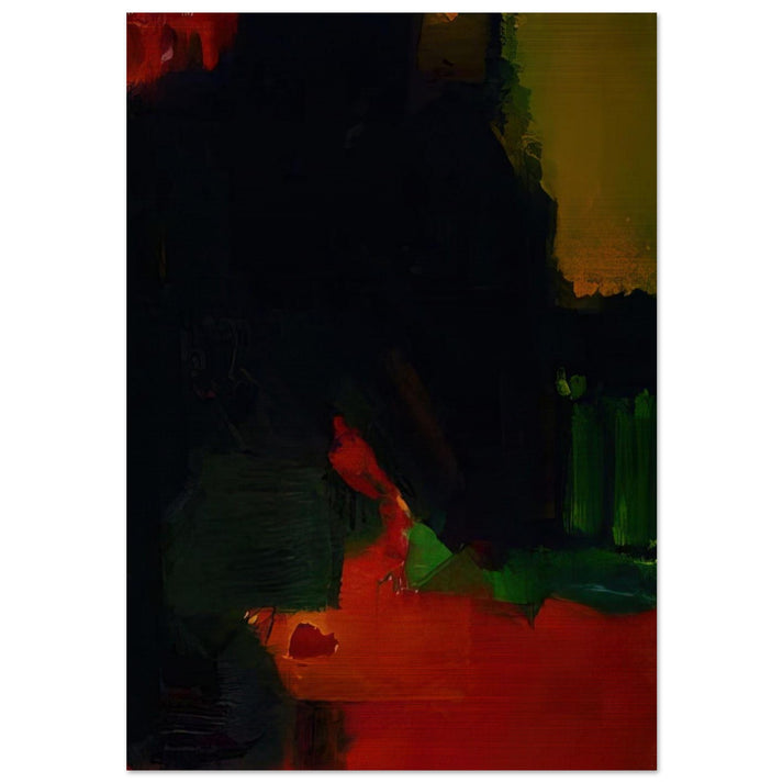 Nocturnal Splendor - Hans Hofmann Brushed Aluminum Print - 70x100 cm / 28x40 inches | Hans Hofmann Aluminum Print | Hans Hofmann Prints