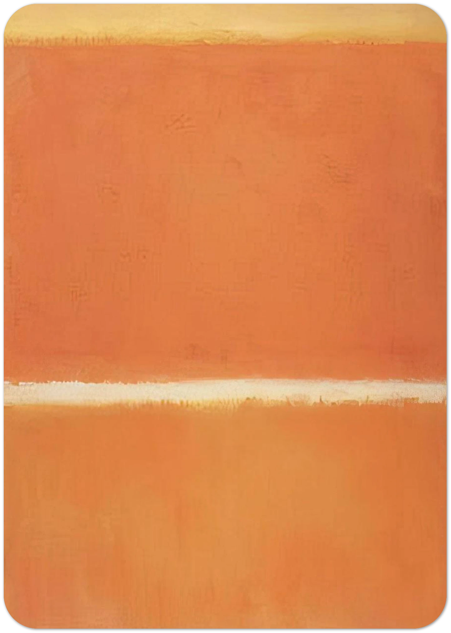 No.11 - 1963 By Mark Rothko Pack of 10 Post Cards | Mark Rothko Post Cards | A6 (10.5 x 14.8 cm) - 4.1 x 5.8 inches