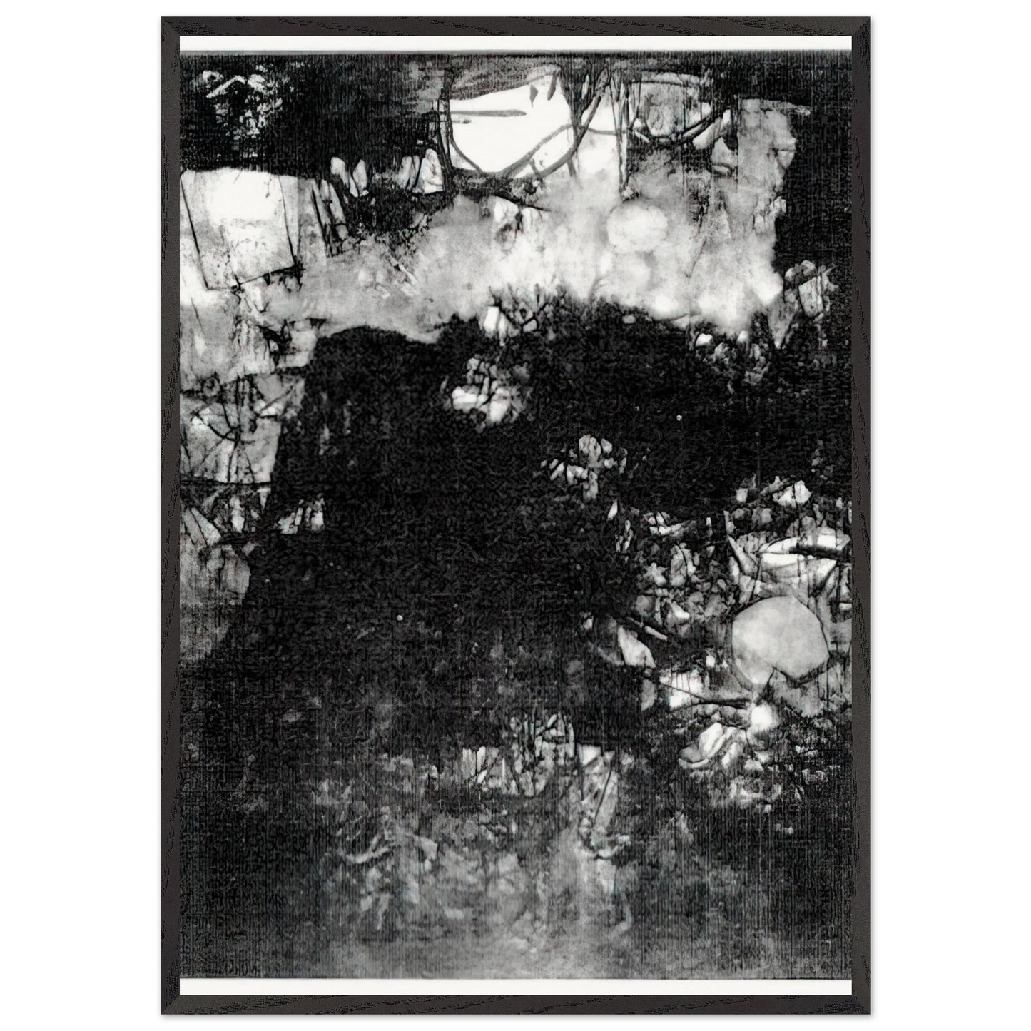 Untitled - 1951 N5 - Edward Corbett Framed Art Print – Black Wooden Frame - Default Title - -Framed Art Print