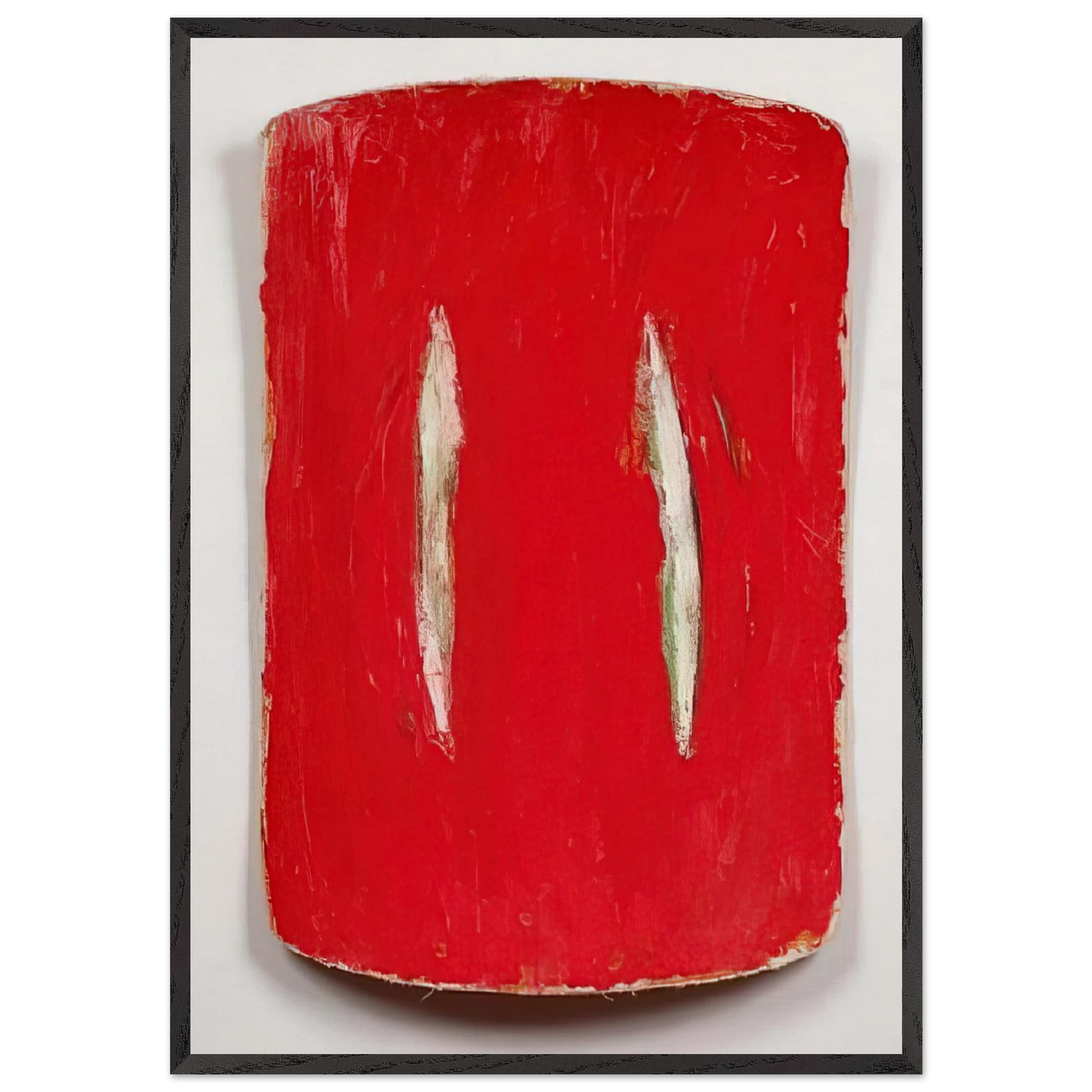 Old Flame - 1974 - Ron Gorchov 70x100 cm / 28x40 inches Framed Art Print – Black Wooden Frame