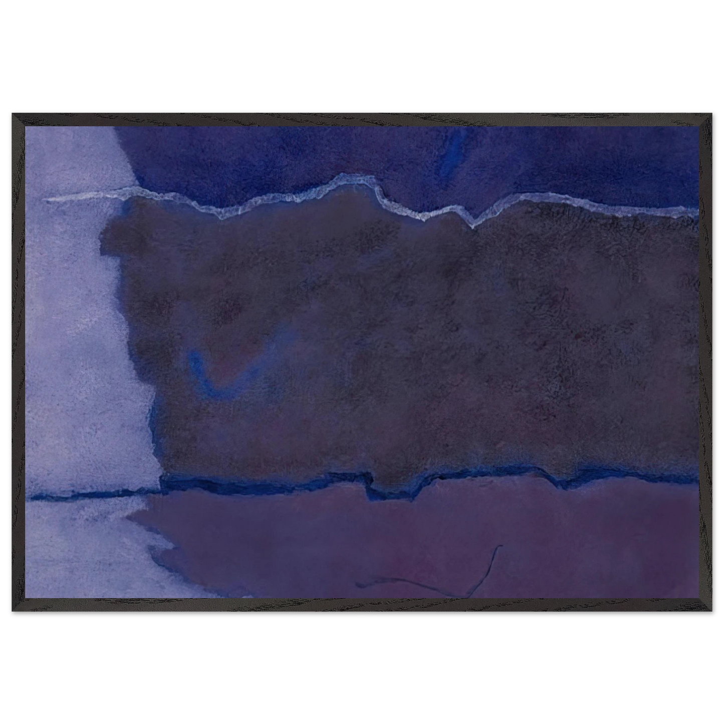 Infinity Field Lefkada Series For CD Friedrich - 1981 - Theodoros Stamos 70x100 cm / 28x40 inches Framed Art Print – Black Wooden Frame