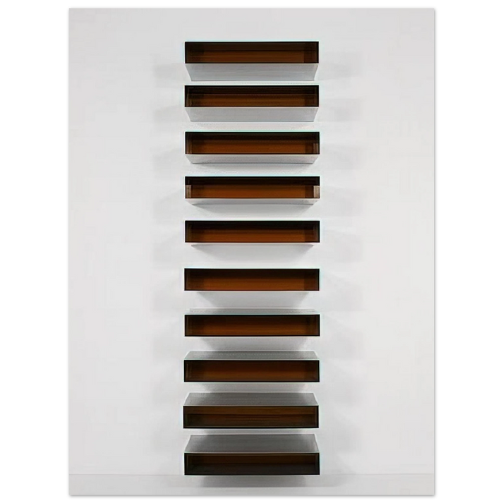 Donald Judd - Untitled - 1973 75x100 cm / 30x40inches Fine Art Poster