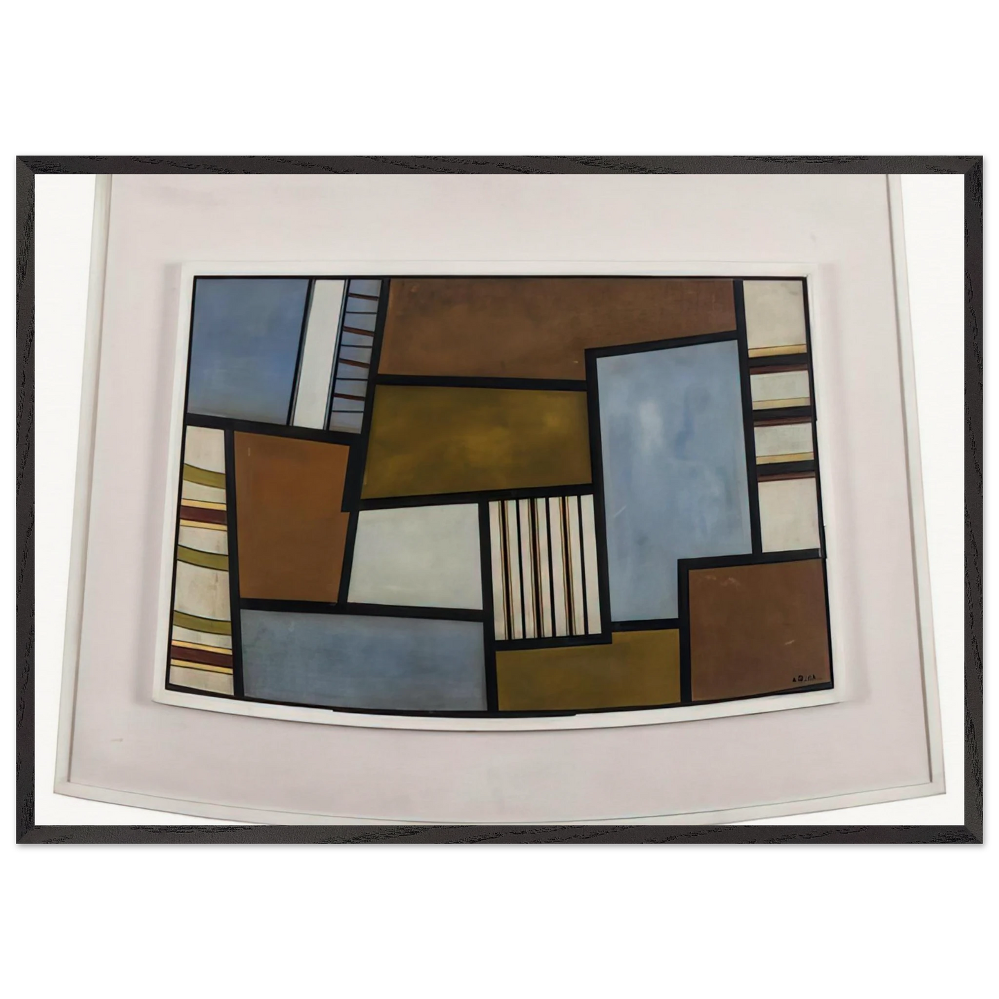 Mad II - 1945 - Carmelo Arden Quin 70x100 cm / 28x40 inches Framed Art Print – Black Wooden Frame