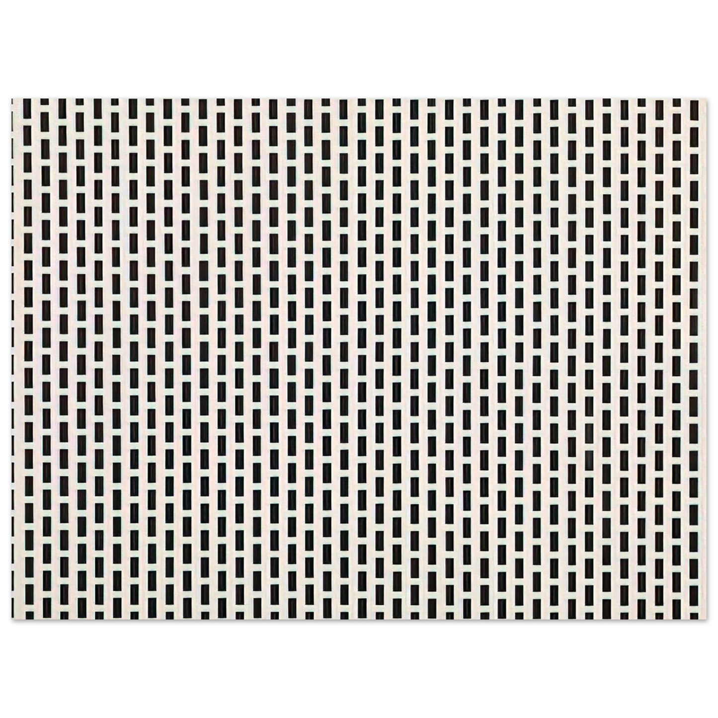 Francois Morellet - 2 trames de carrés1 trame de tirets - 1975 Fine Art Poster - Default Title