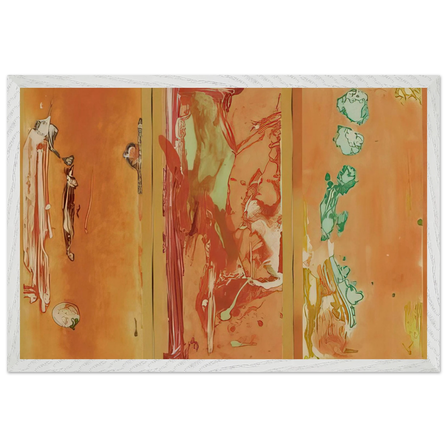 Helen Frankenthaler - Gateway - 1988 Wall art - 21x29.7 cm / 8x12" - Fine Art Poster - -
