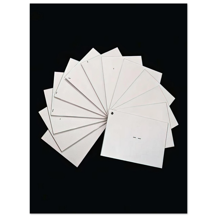 Mira Schendel - Untitled from Cadernos Series - 1971 75x100 cm / 30x40inches Fine Art Poster