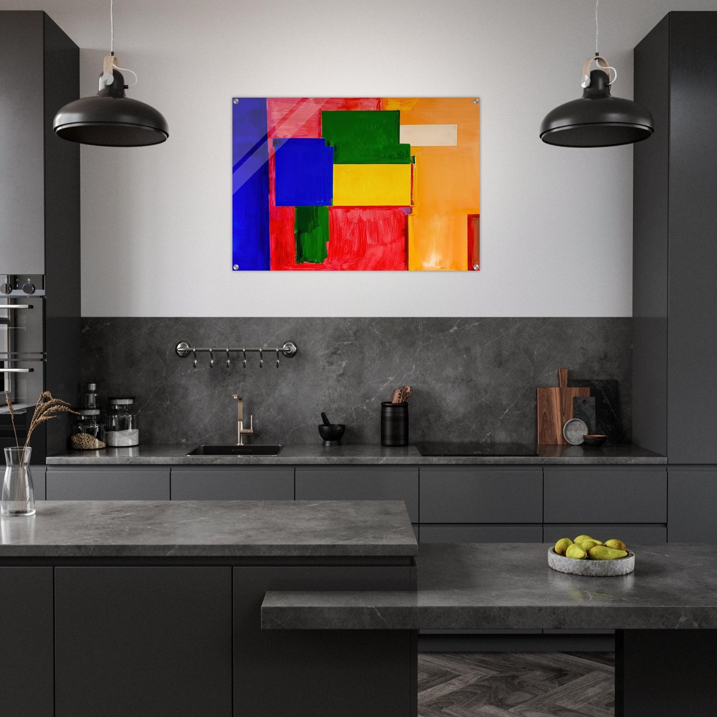 To Miz - Pax Vobiscum - Hans Hofmann Acrylic Print - 70x100 cm / 28x40″ inches