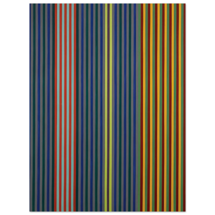 Gene Davis - Split Beat - 1965 75x100 cm / 30x40inches Fine Art Poster