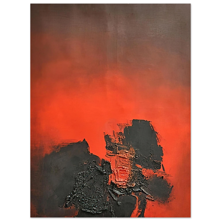 Luis Feito - UNTITLED 1961 1 75x100 cm / 30x40inches Fine Art Poster