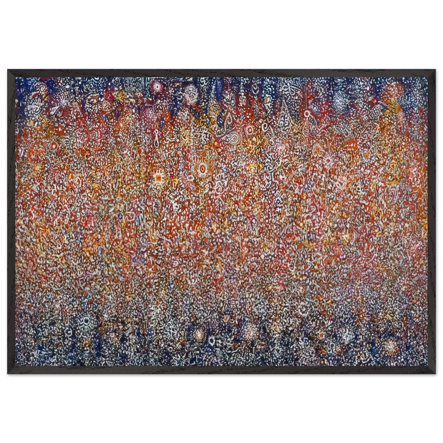 Celebration Birth - Richard Pousette-Dart 70x100 cm / 28x40 inches Framed Art Print – Black Wooden Frame