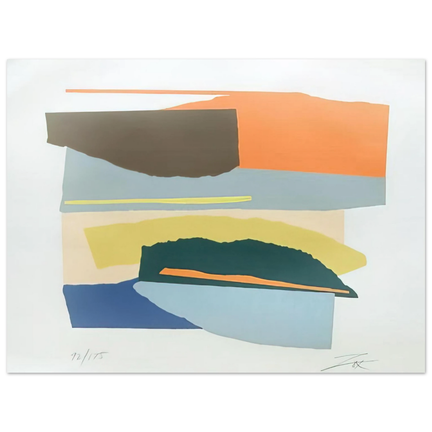 Larry Zox - Niagara Series - 1980 Fine Art Poster - Default Title