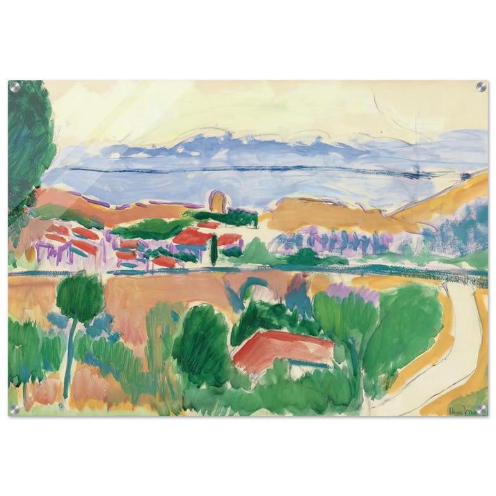 VUE DE COLLIOURE 1906 - Henri Matisse Acrylic Print - 70x100 cm / 28x40″ inches