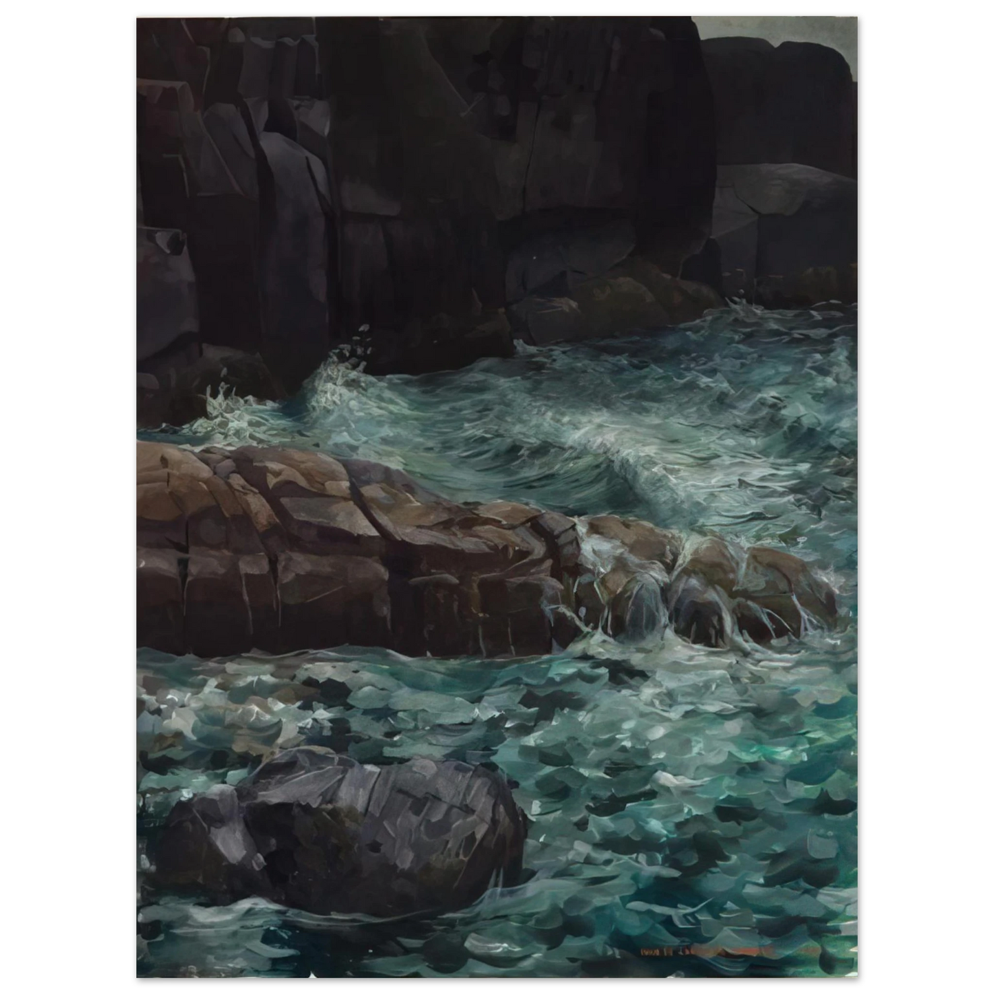 Ivan Albright - MAINE COAST Fine Art Poster - Default Title