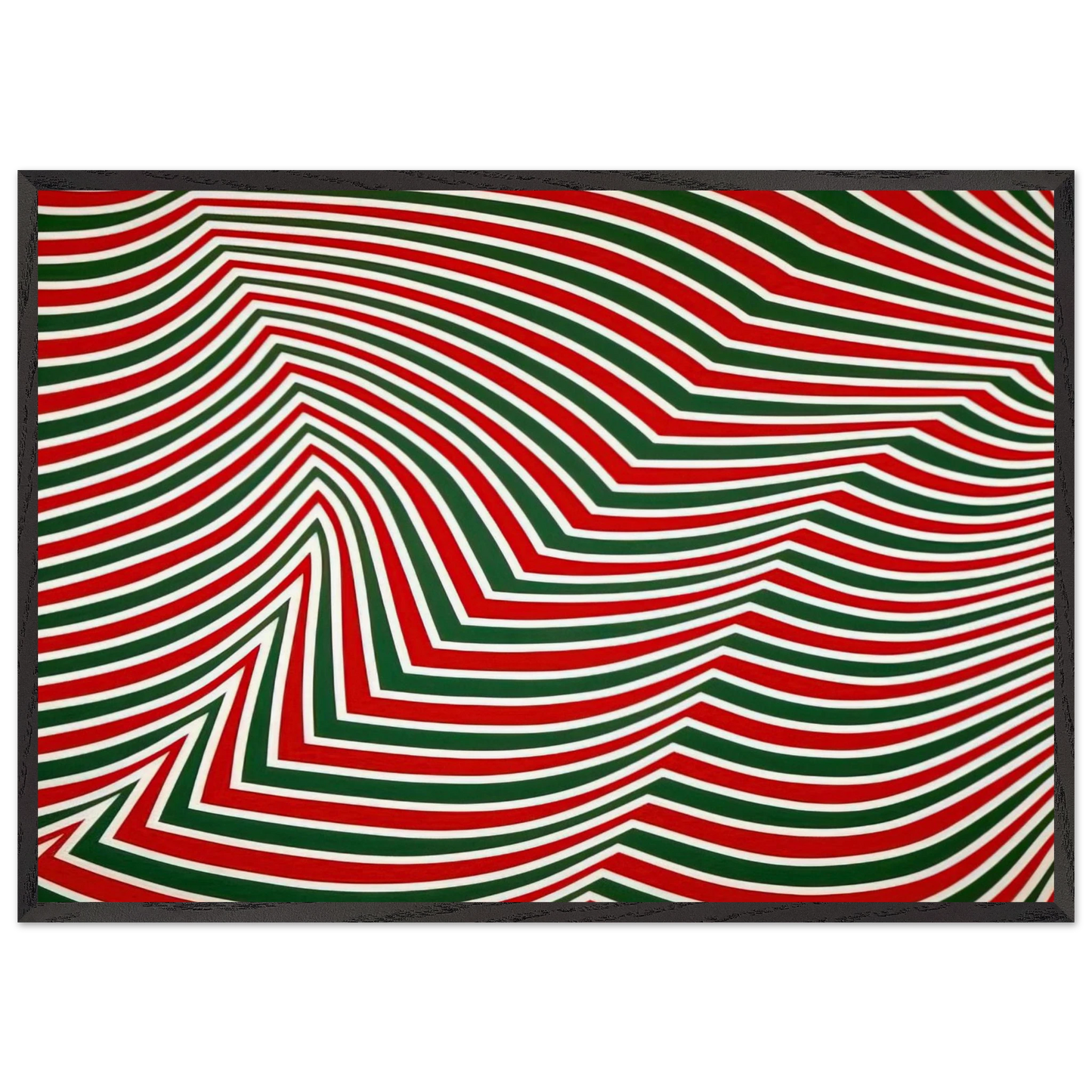 Swirling Retina - Marcel Barbeau Framed Art Print – Black Wooden Frame - Default Title - -Framed Art Print