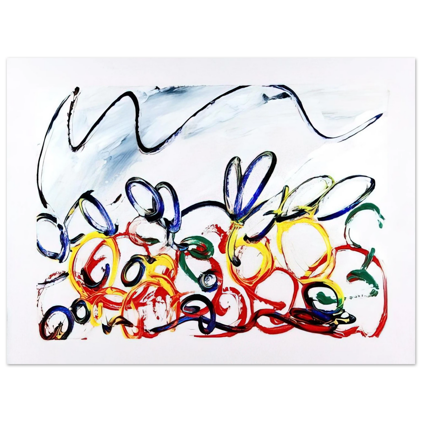 Mario Schifano - Acerbo - 1983 Fine Art Poster - Default Title