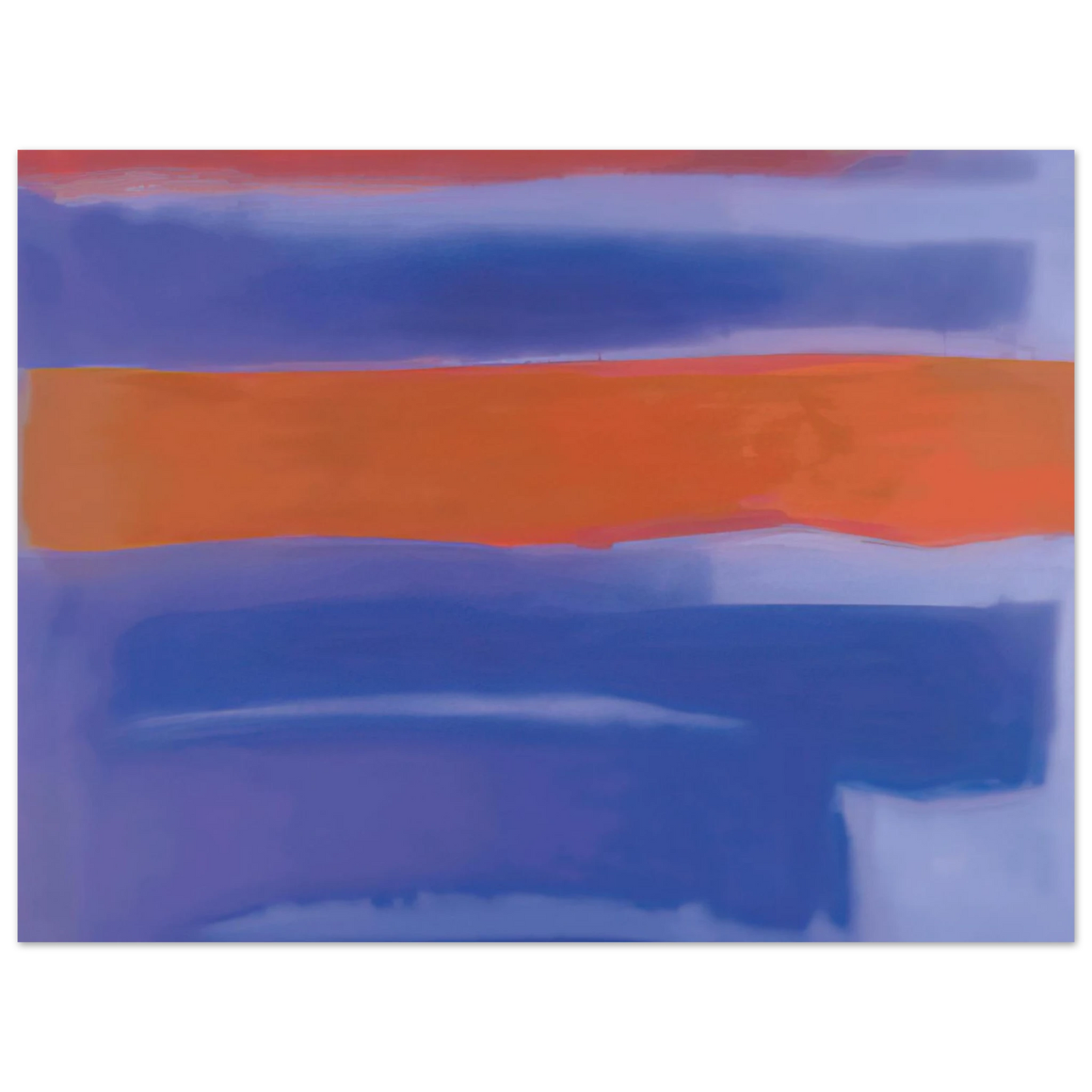 Esteban Vicente - UNTITLED 1980 Fine Art Poster - Default Title