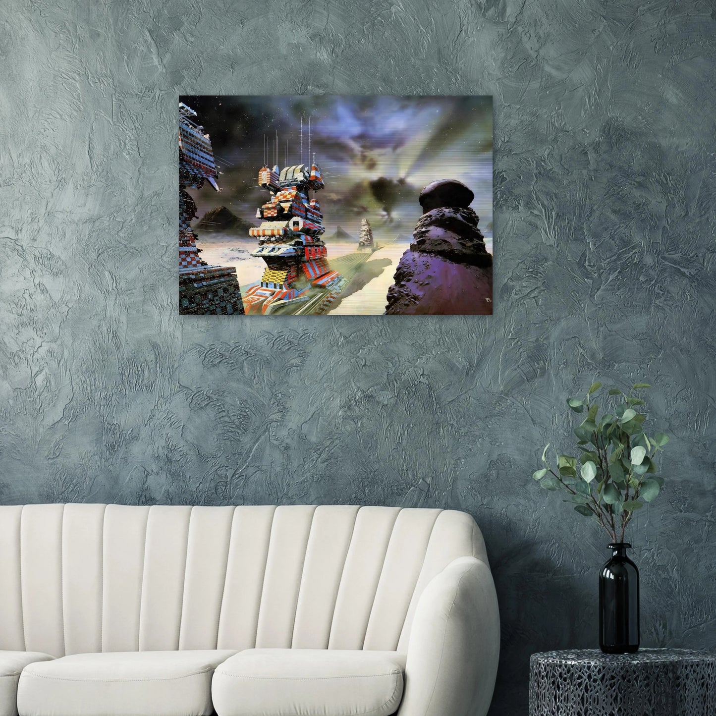 Chris Foss - Chris Foss Brushed Aluminum Print - 70x100 cm / 28x40 inches | Chris Foss Aluminum Print | Chris Foss Prints