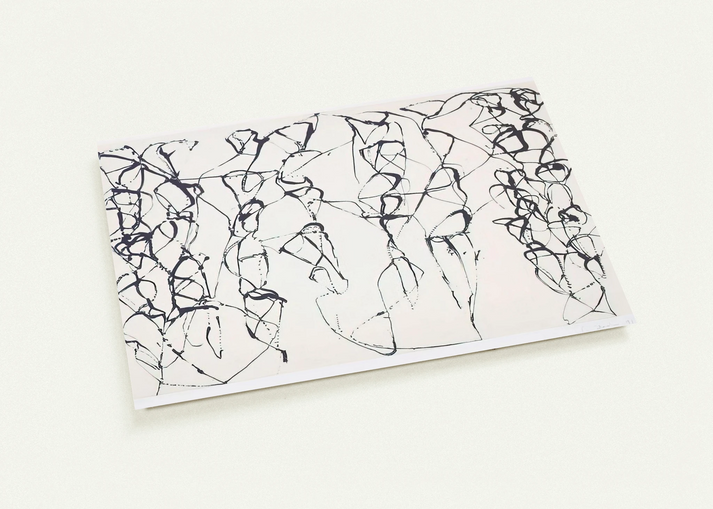 Cold Mountain Series, Zen Study 6 - 1991 By Brice Marden Pack of 10 Post Cards | Brice Marden Post Cards | A6 (10.5 x 14.8 cm) - 4.1 x 5.8 inches