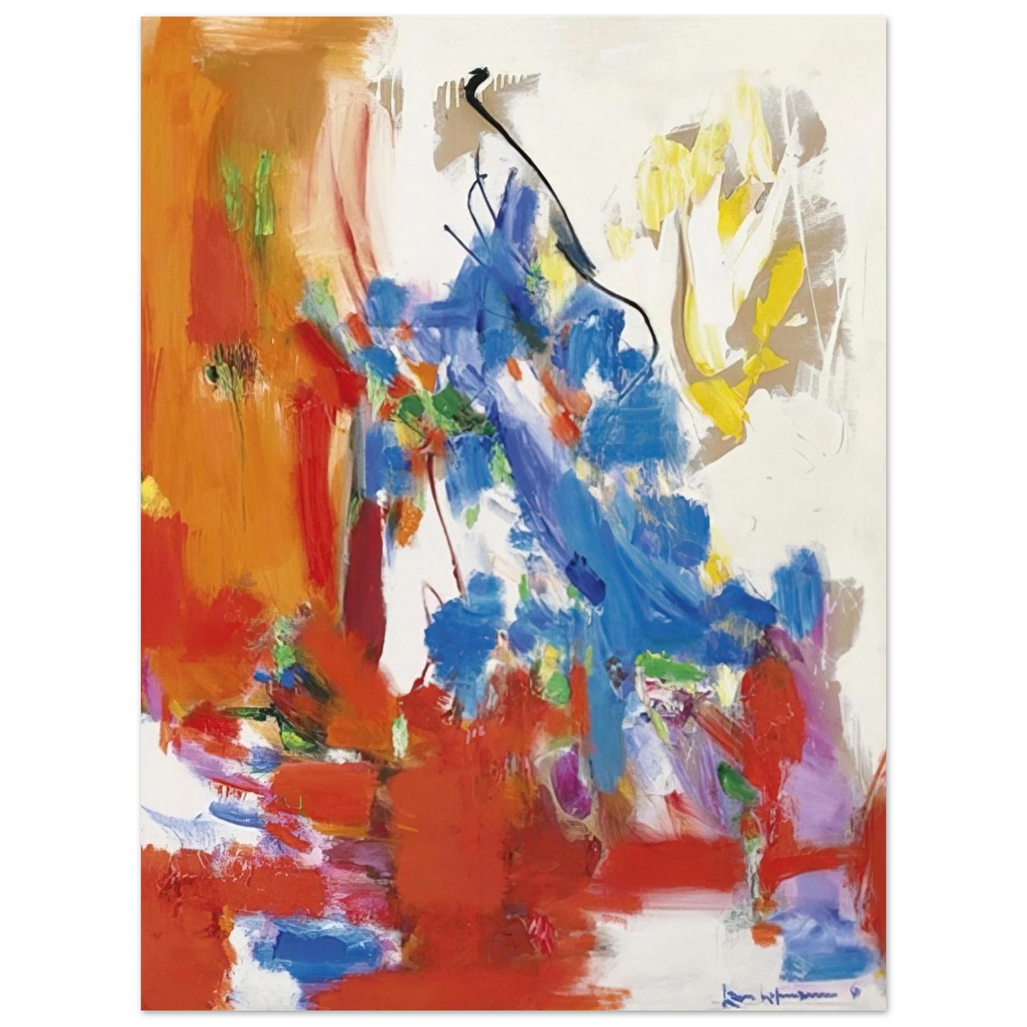 Hans Hofmann - Wild Vine Fine Art Poster - Default Title