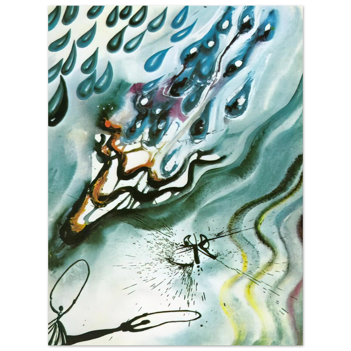 Salvador Dali - THE POOL OF TEARS 75x100 cm / 30x40inches Fine Art Poster