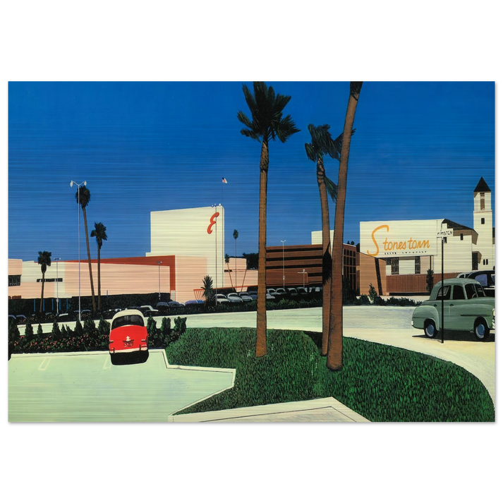 In the beginning Stonestown - Hiroshi Nagai Brushed Aluminum Print - 70x100 cm / 28x40 inches | Hiroshi Nagai Aluminum Print | Hiroshi Nagai Prints