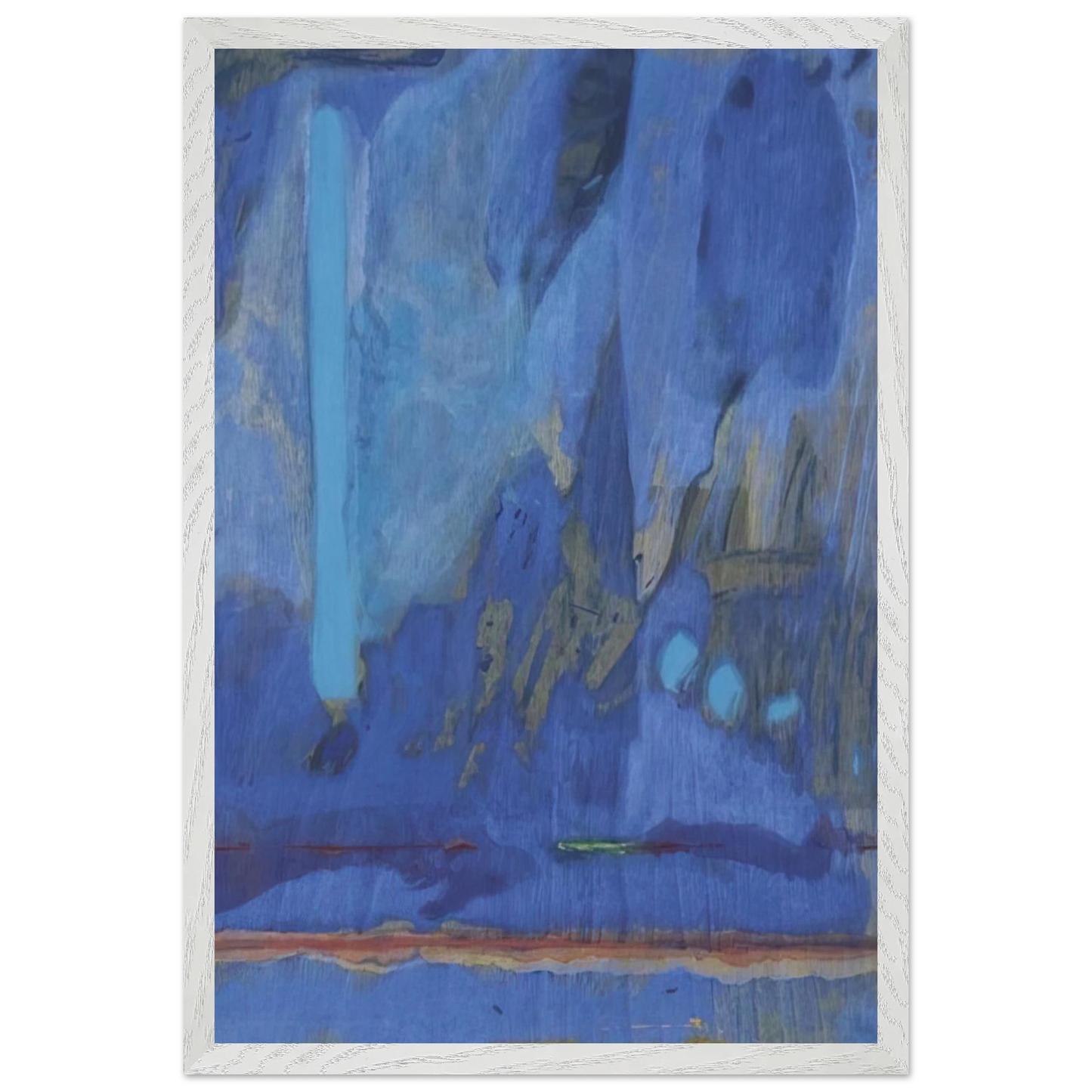 Helen Frankenthaler - Tales of Genji III - 1998 Wall art - 45x45 cm / 18x18 inches - Fine Art Poster - -