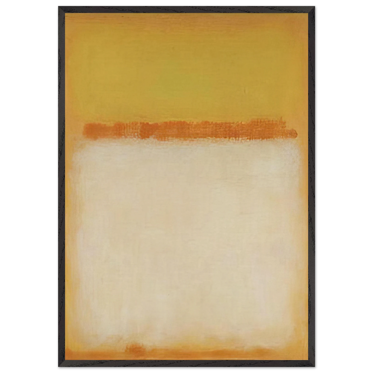 Untitled - 1955 N1 - Mark Rothko Framed Art Print – Black Wooden Frame - Default Title - -Framed Art Print