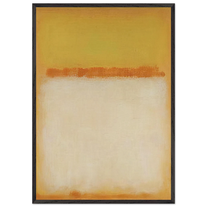 Untitled - 1955 N1 - Mark Rothko 70x100 cm / 28x40 inches Framed Art Print – Black Wooden Frame