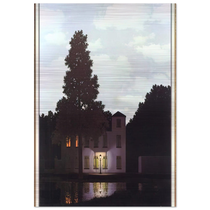 THE EMPIRE OF LIGHTS 1954 1 - Rene Magritte Brushed Aluminum Print - 70x100 cm / 28x40 inches | Rene Magritte Aluminum Print | Rene Magritte Prints