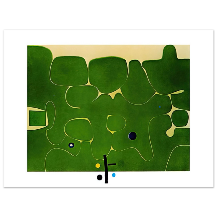 Victor Pasmore - IL LABIRINTO DELLA PSICHE 1986 75x100 cm / 30x40inches Fine Art Poster