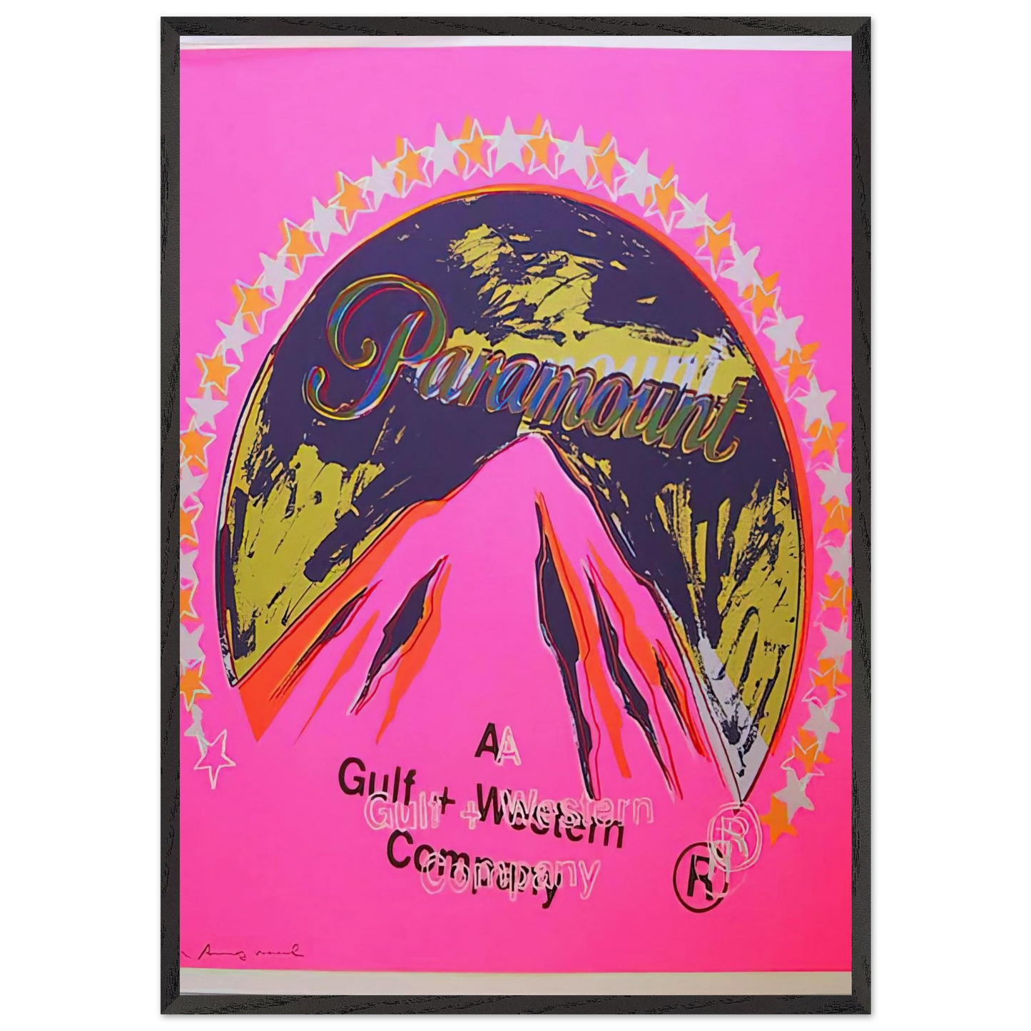 Paramount - Andy Warhol Framed Art Print – Black Wooden Frame - Default Title - -Framed Art Print