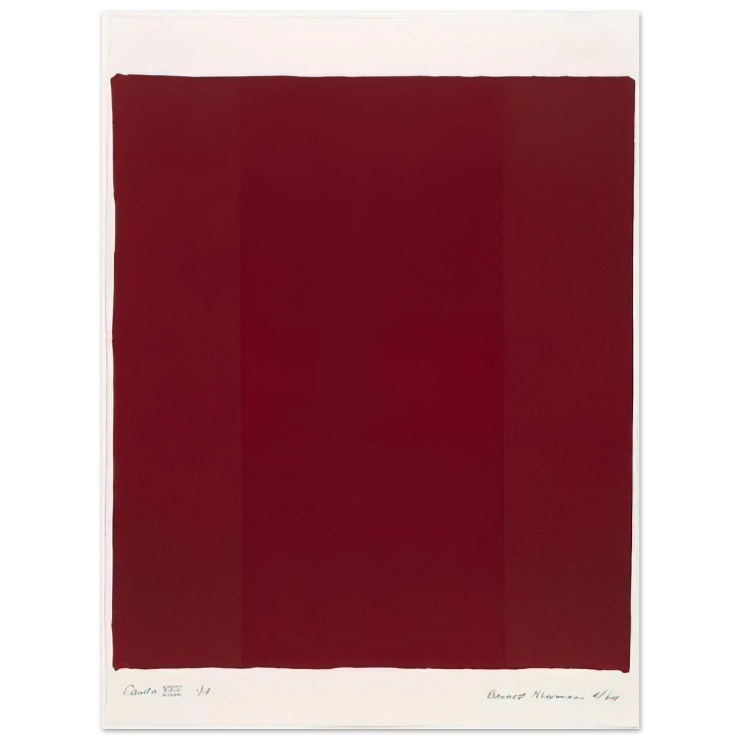 Barnett Newman - Canto XVII Fine Art Poster - Default Title