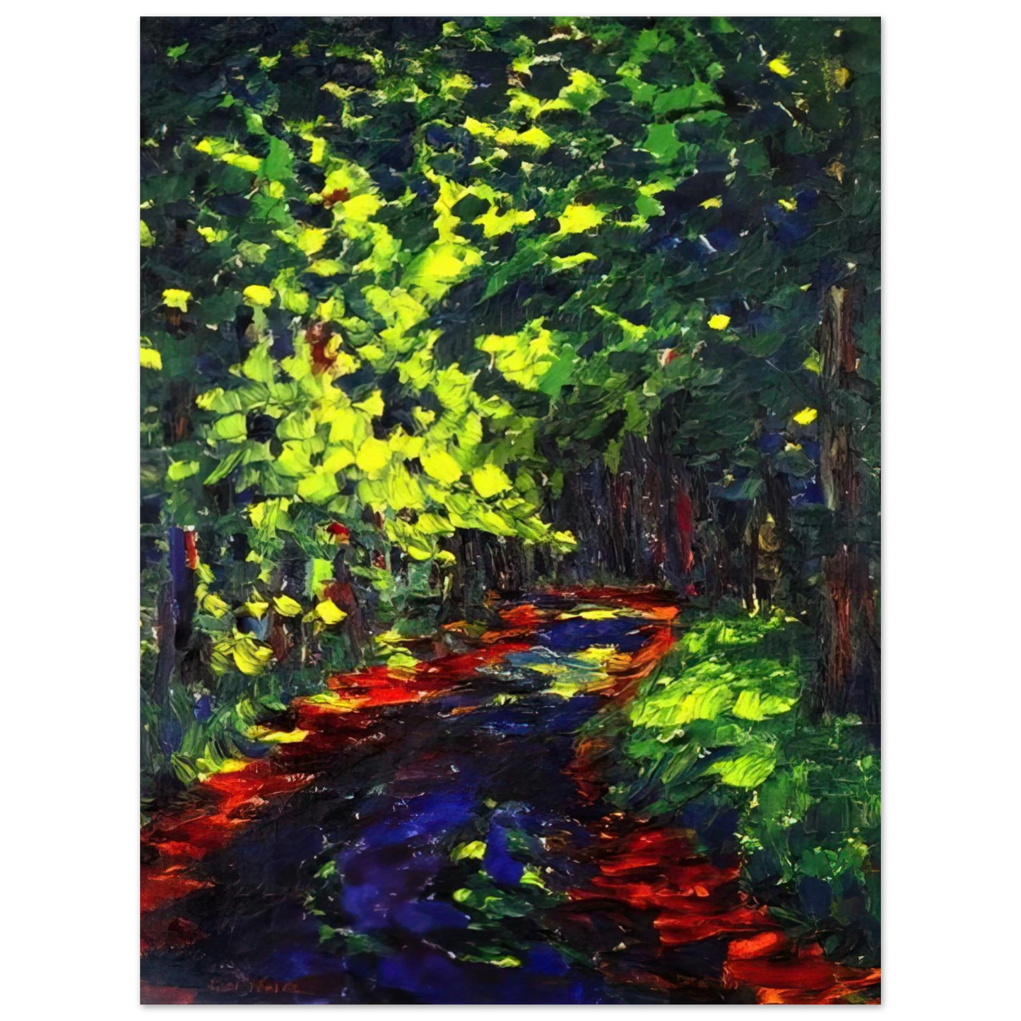 Emil Nolde - Forest Path Fine Art Poster - Default Title