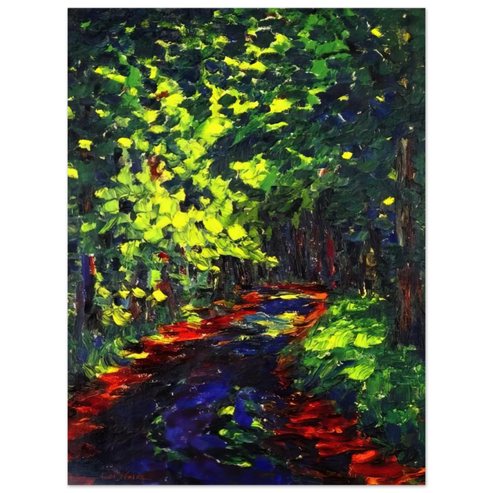 Emil Nolde - Forest Path 75x100 cm / 30x40inches Fine Art Poster