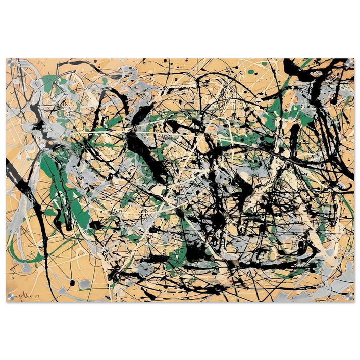 NUMBER 17 1949 - Jackson Pollock Acrylic Print - 70x100 cm / 28x40″ inches